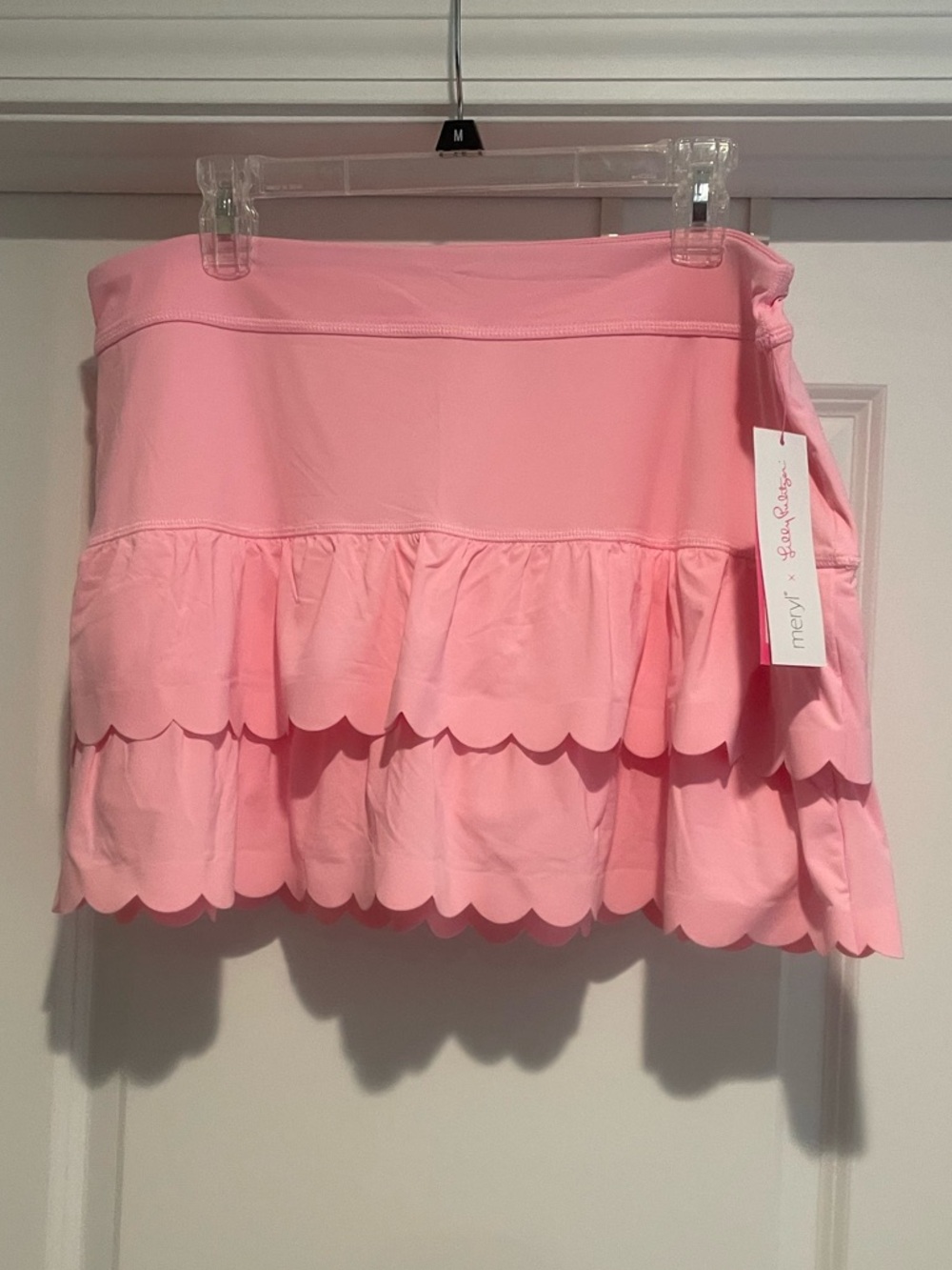 NWT Lilly Pulitzer Mesha Scallop Skort, Pink, XL